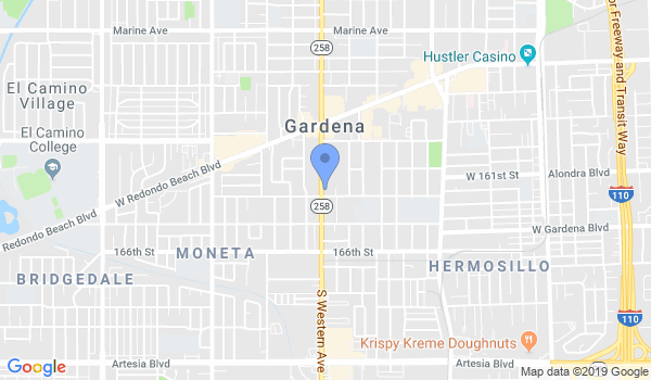 Los Angeles Buikukai Aikido location Map