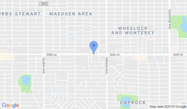 Lubbock Karate location Map
