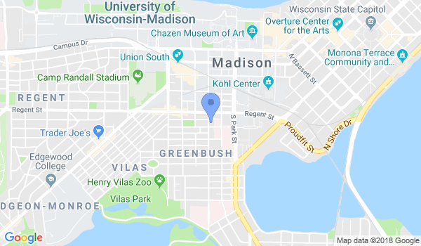 Madison Judo location Map