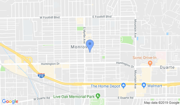 Manrovia Karate Classes location Map