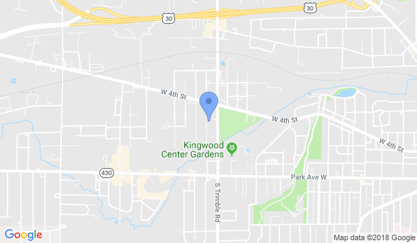 Mansfield Kwanmukan Martial Arts location Map