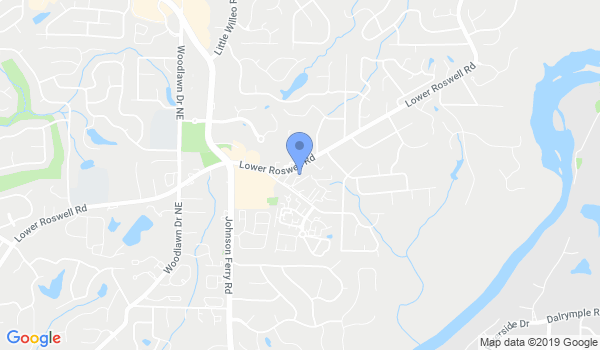 Marietta Martial Arts at Lower Roswell location Map