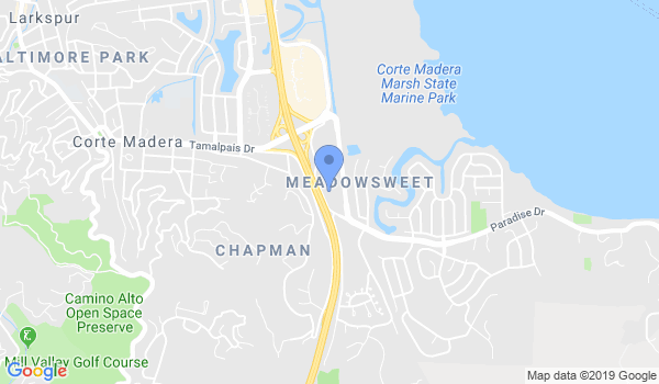 Marin Karate Kids location Map