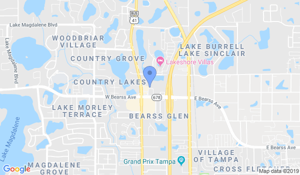 Martial Arts Advantage North Tampa location Map