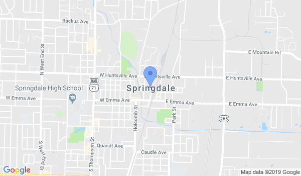 Martial Arts of Springdale location Map