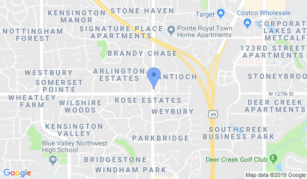 Martial Arts Institute-HQ location Map
