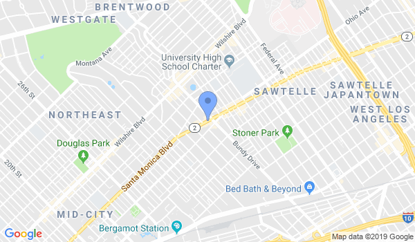 School of Martial Arts-West LA location Map