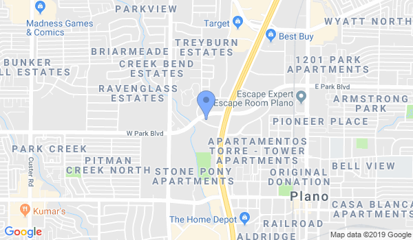 Roser Martial Arts Center location Map