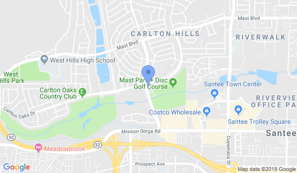 Martinez World Champion Karate location Map