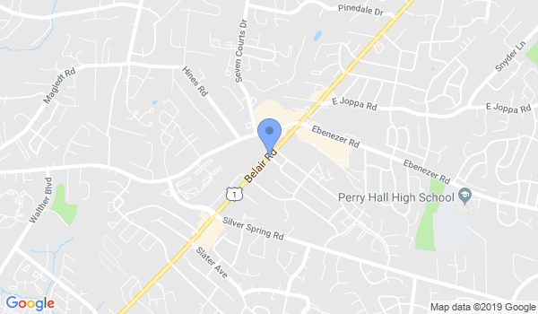 Maryland Taekwondo Academy location Map