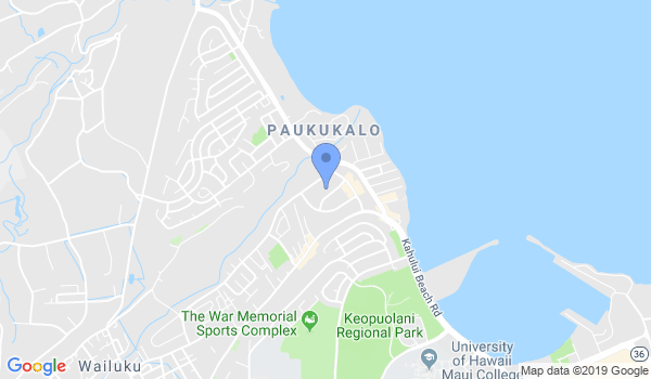 Maui Martial Arts location Map