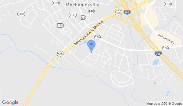 Mechanicsville Karate location Map