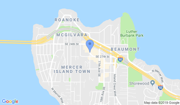 Mercer Island Martial Arts Mercer Island New Website location Map