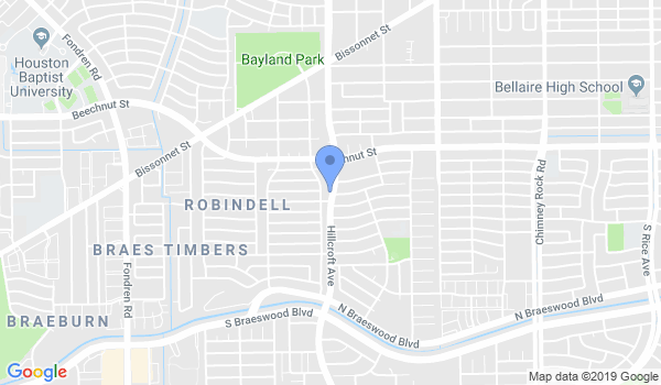 Meyerland Martial Art Center location Map