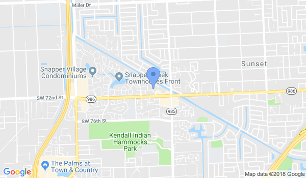 Miami Shotokan Karate Club location Map