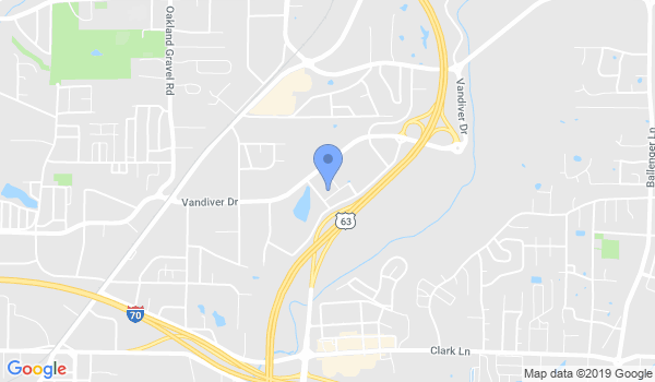 Mid Missouri Judo location Map