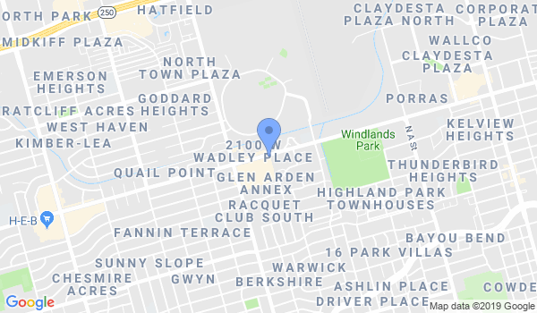 Midland Karate & Fitness location Map