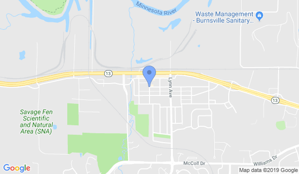 Midwest Karate Assoc Savage location Map