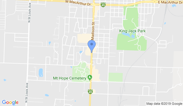 Midwest Taekwondo Assn location Map