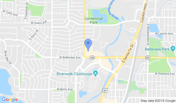 Mile High Karate location Map