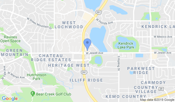 Mile High Karate location Map