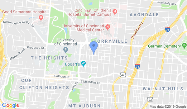 Miller's Karate Studio location Map