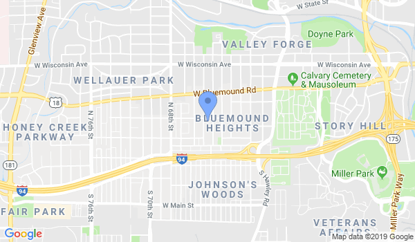 Milwaukee Recreation Judo location Map
