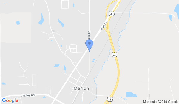 Mississippi Karate Ctr location Map