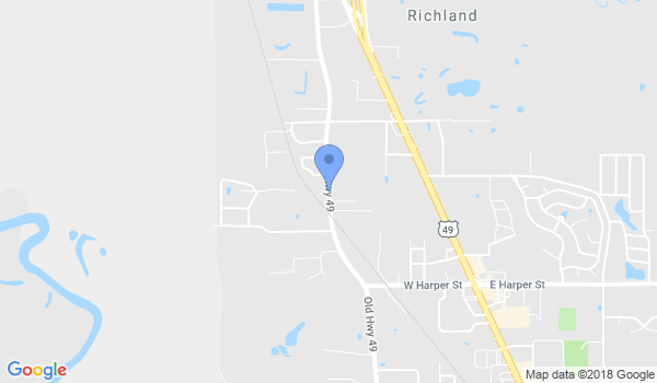 Mississippi  Martial Arts Center location Map