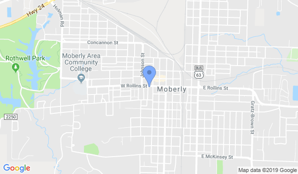 Moberly Martial Arts location Map
