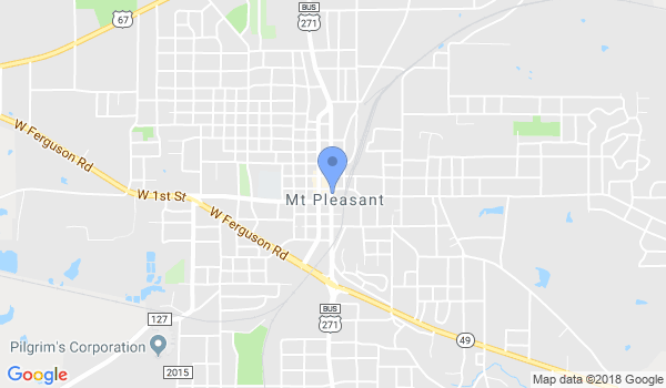 Mount Pleasant Martial Arts location Map