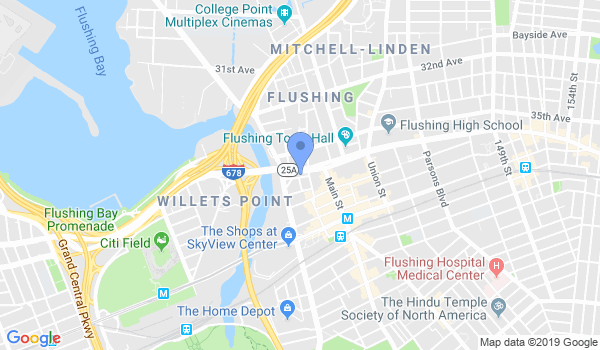 New York Wu Tang Chinese Martial Arts Institute - Kung Fu School location Map