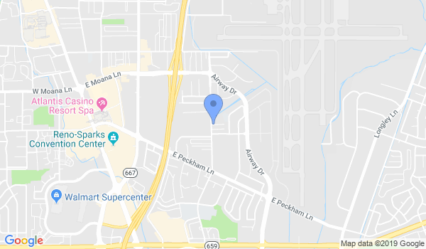 Nevada Karate Assn location Map
