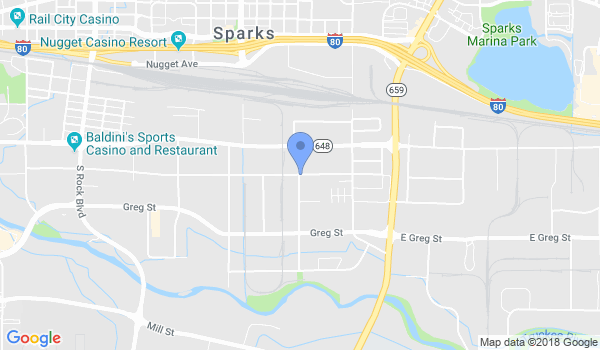 Nevada karate Association location Map
