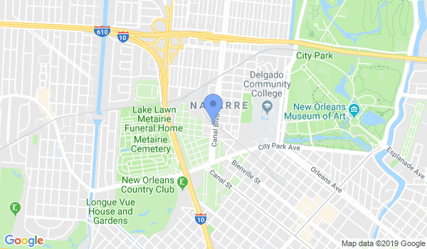 New Orleans Shotokan Karate location Map
