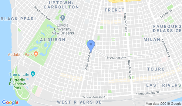 New Orleans Shotokan Academy location Map