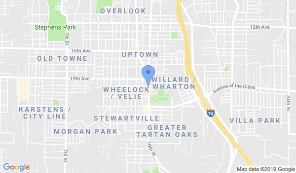 Nick Tarpein's School-Karate location Map