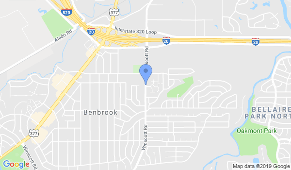 North Texas Karate Academy location Map