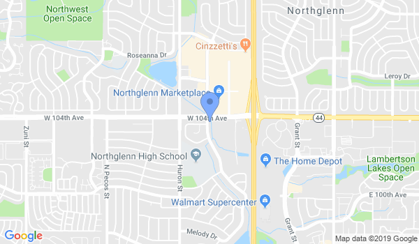 Northglenn Judo Club location Map