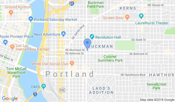 Northwest Fighting Arts location Map
