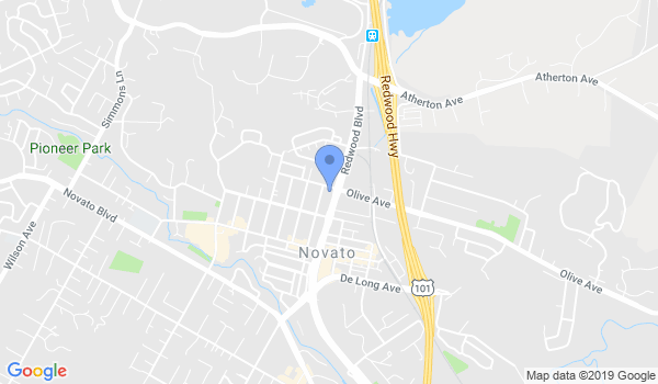Novato Family Martial Art location Map