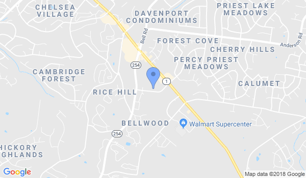 O'Riley Karate location Map