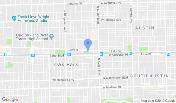 Oak Park Aikikai location Map