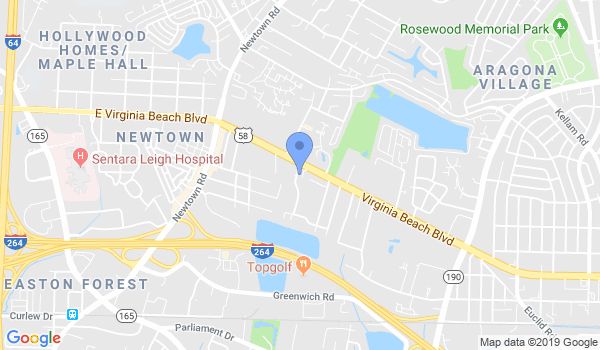 Obi Karate School of Virginia Beach location Map