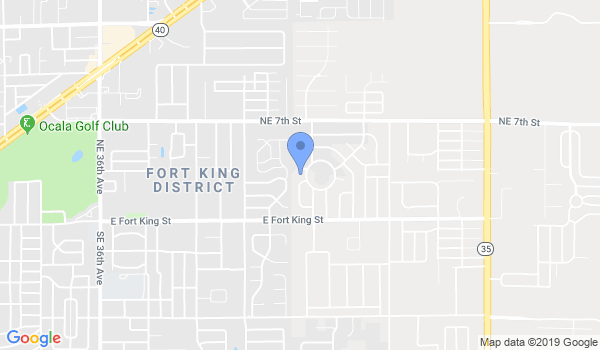 Ocala Martial Arts Center location Map