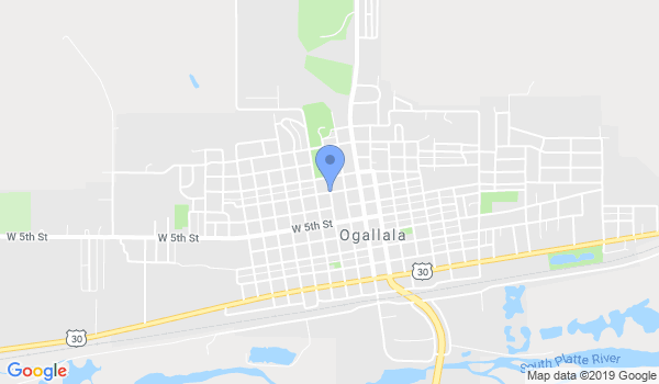 Ogallala Brazilian Jiu Jitsu location Map