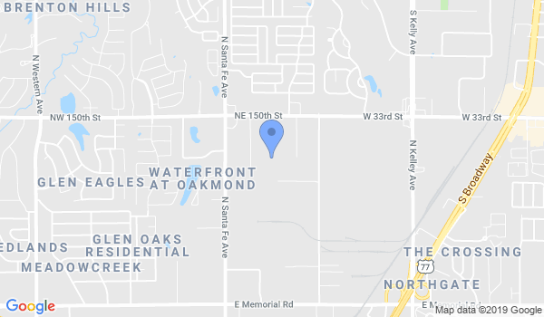 Oklahoma Martial Arts Academy location Map