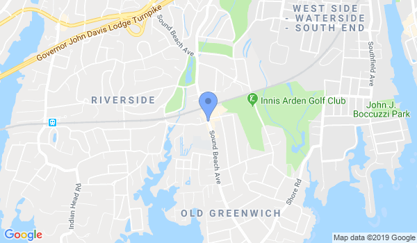 Old Greenwich School of Karate location Map