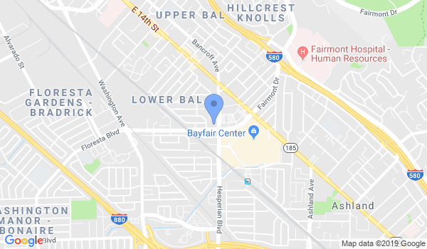 Oneal's Martial Arts location Map
