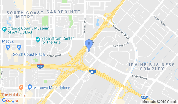 Orange County Kickboxing location Map